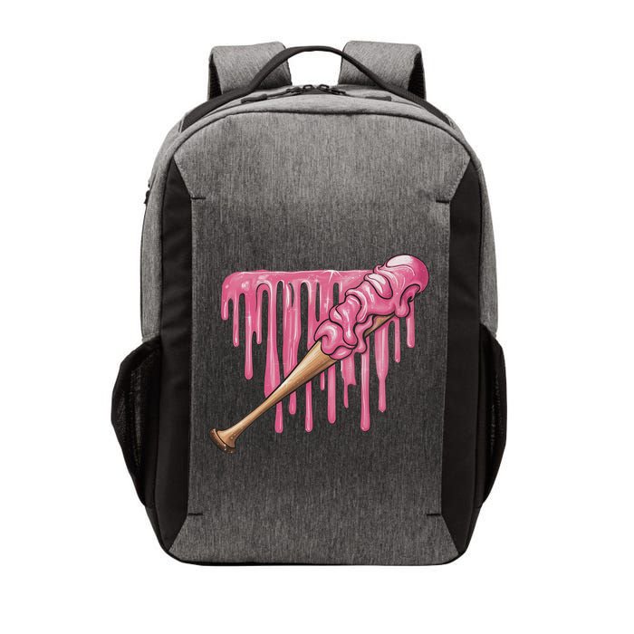Baseball Ice Cream Baseball Bat With Sprinkles Drip Vector Backpack