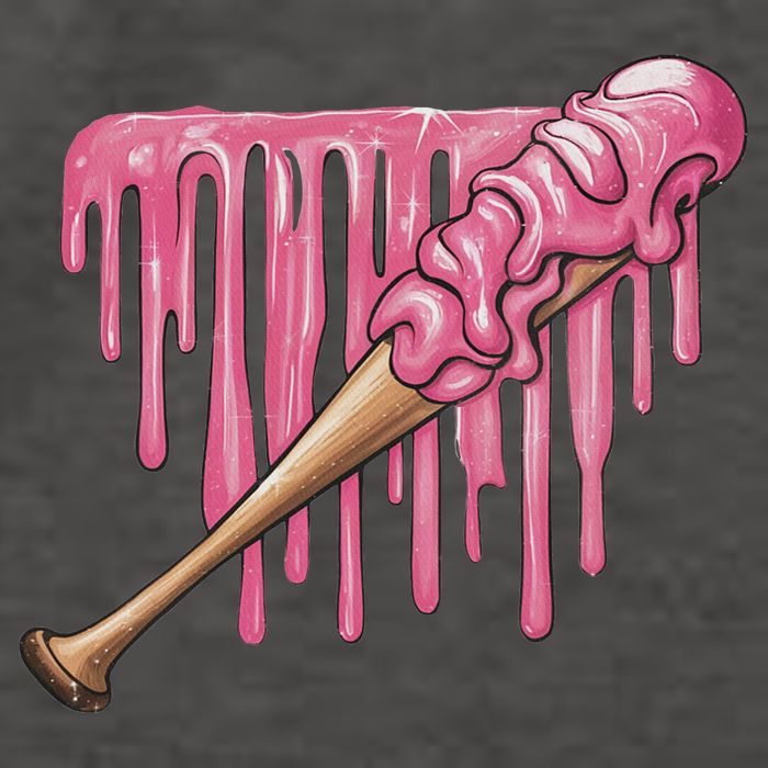 Baseball Ice Cream Baseball Bat With Sprinkles Drip Vector Backpack