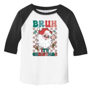 Bruh ItS Christmas Pre K Santa Claus Teacher Xmas Gift Toddler Fine Jersey T-Shirt