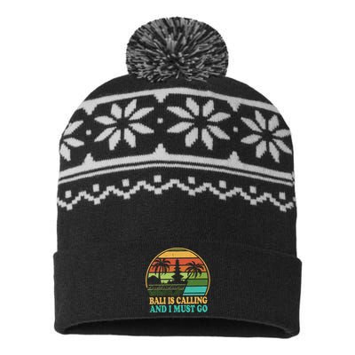 Bali Is Calling And I Must Go USA-Made Snowflake Beanie