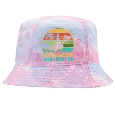 Bali Is Calling And I Must Go Tie-Dyed Bucket Hat