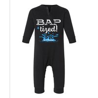 Baptized In Christ Christian Water Baptism Gift Infant Fleece One Piece