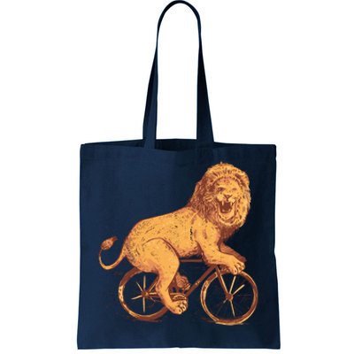 Bicycle Lion Tote Bag