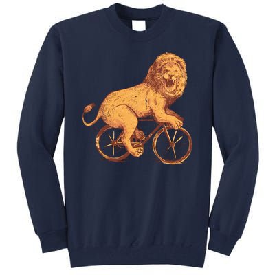 Bicycle Lion Tall Sweatshirt