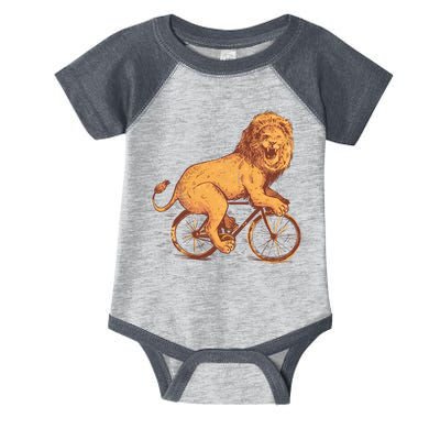 Bicycle Lion Infant Baby Jersey Bodysuit