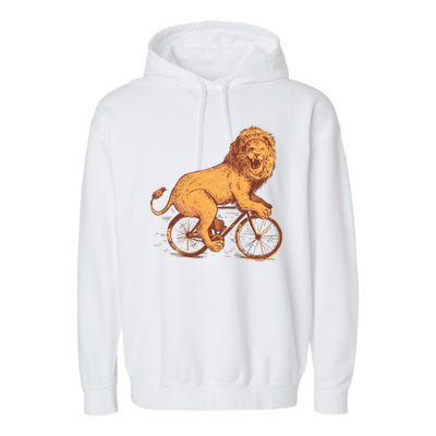 Bicycle Lion Garment-Dyed Fleece Hoodie