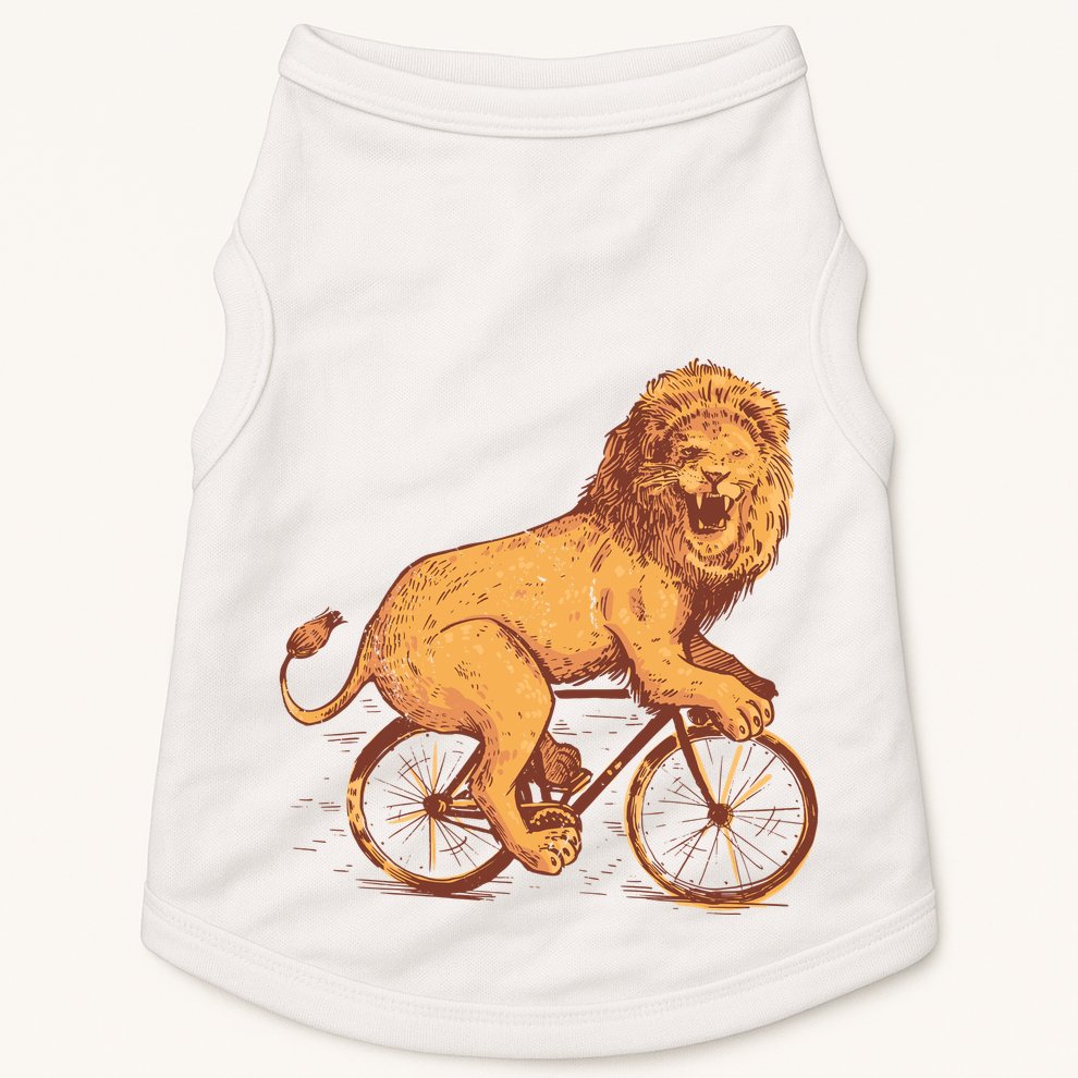 Bicycle Lion Doggie Tank