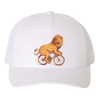 Bicycle Lion Yupoong Adult 5-Panel Trucker Hat