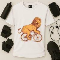 Bicycle Lion Cooling Performance Crew T-Shirt