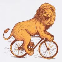 Bicycle Lion Cooling Performance Crew T-Shirt