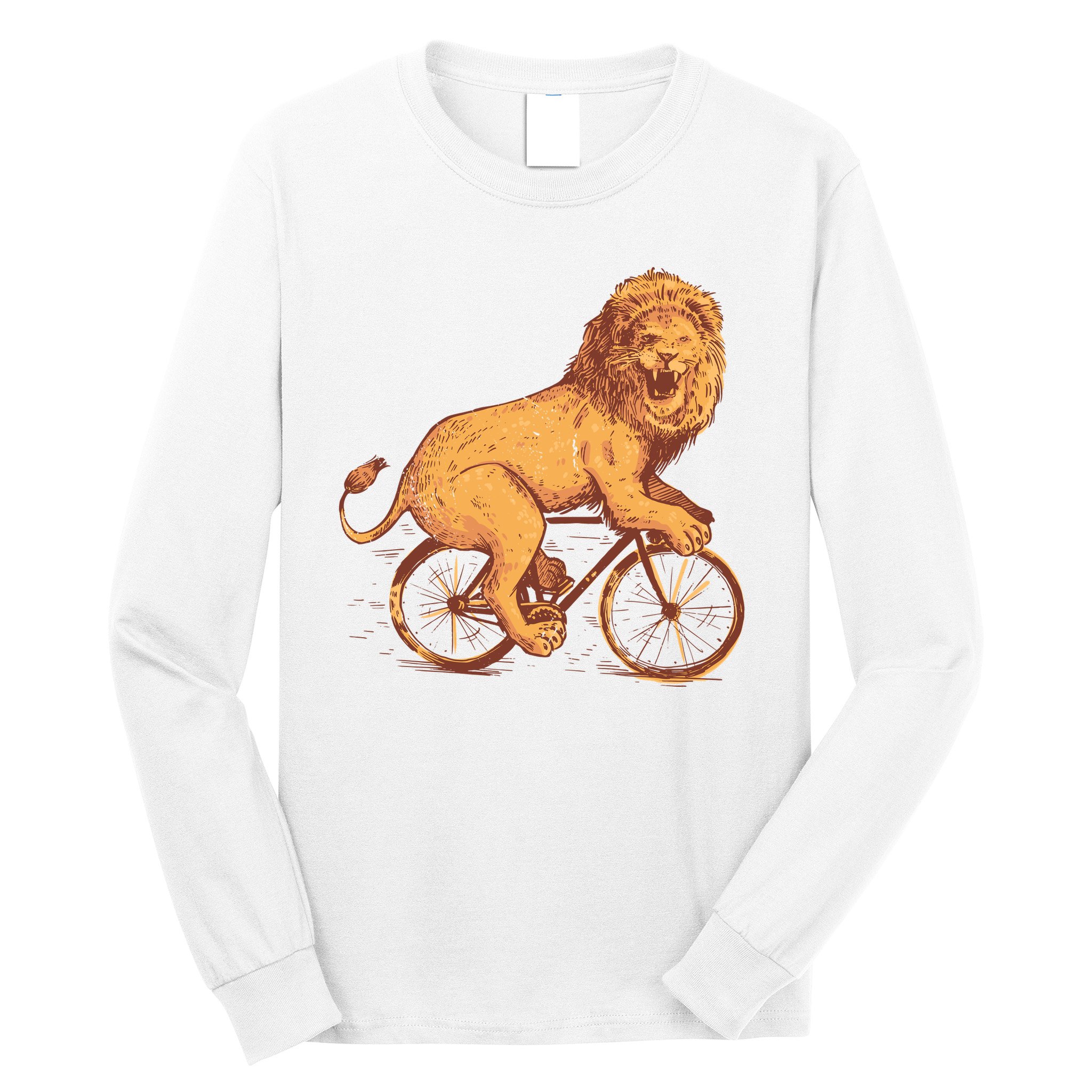 Bicycle Lion Long Sleeve Shirt