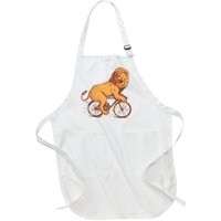 Bicycle Lion Full-Length Apron With Pockets