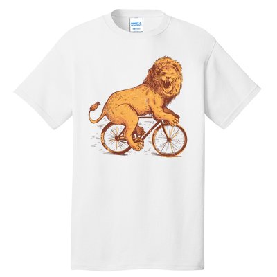 Bicycle Lion Tall T-Shirt