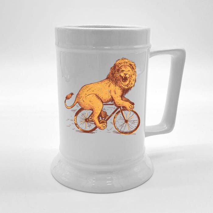 Bicycle Lion Beer Stein