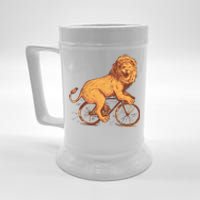 Bicycle Lion Beer Stein