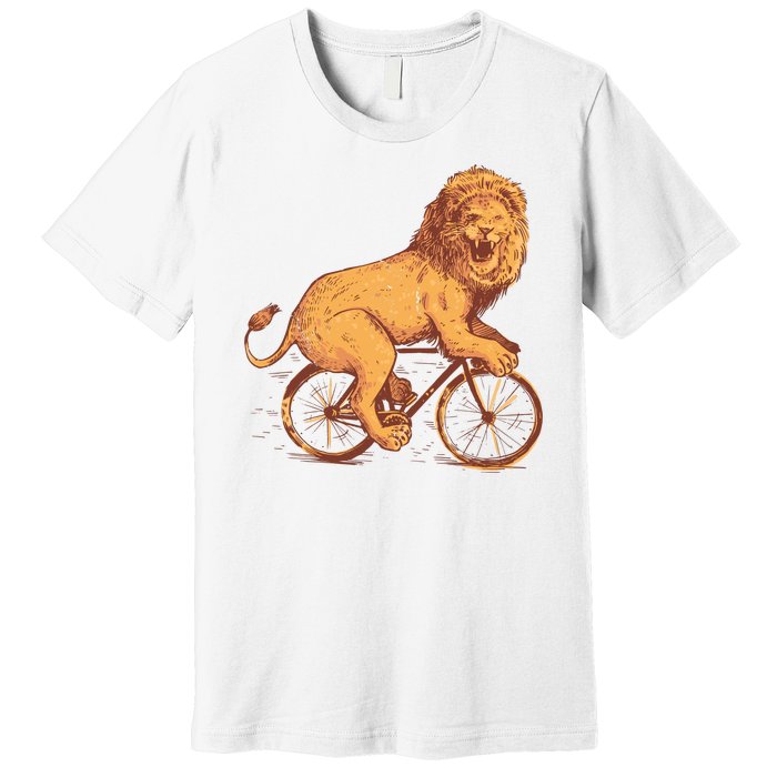 Bicycle Lion Premium T-Shirt