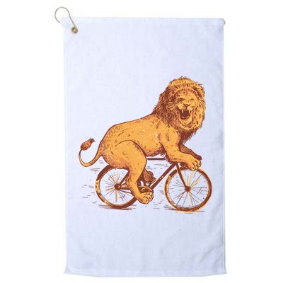 Bicycle Lion Golf Towel