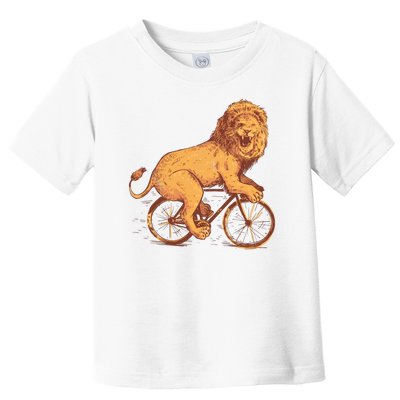 Bicycle Lion Toddler T-Shirt