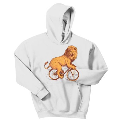 Bicycle Lion Kids Hoodie