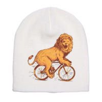 Bicycle Lion Short Acrylic Beanie