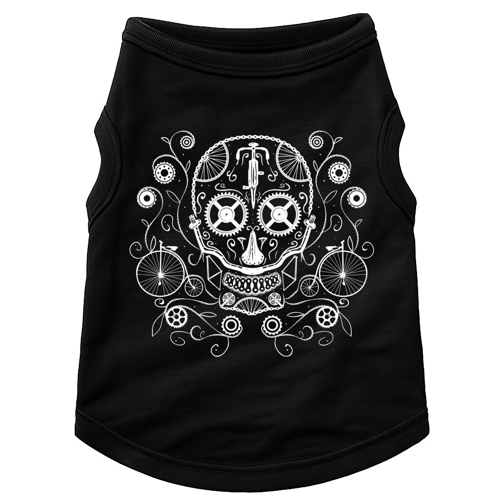 Bicycle Skull Doggie Tank