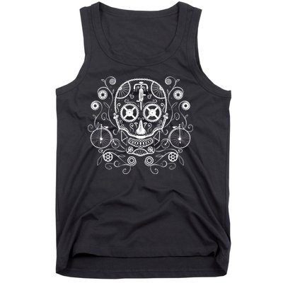 Bicycle Skull Tank Top