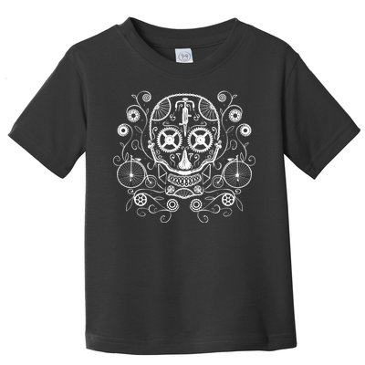 Bicycle Skull Toddler T-Shirt