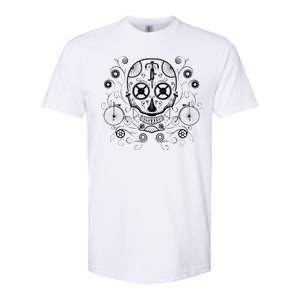 Bicycle Skull Softstyle CVC T-Shirt