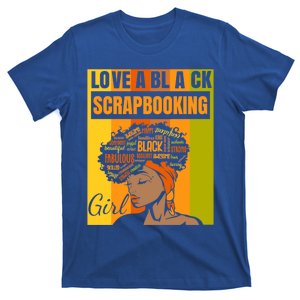 Black Independence Day Gift Love A Black Scrapbooking Cute Gift T-Shirt