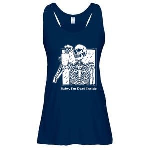 Baby IM Dead Inside Ladies Essential Flowy Tank