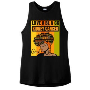 Black Independence Day Love A Black Ney Cancer Meaningful Gift Ladies PosiCharge Tri-Blend Wicking Tank