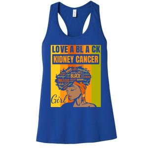 Black Independence Day Love A Black Ney Cancer Meaningful Gift Women's Racerback Tank