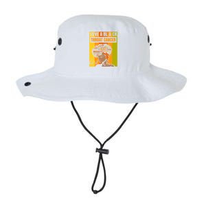 Black Independence Day Love A Black Throat Cancer Cute Gift Legacy Cool Fit Booney Bucket Hat