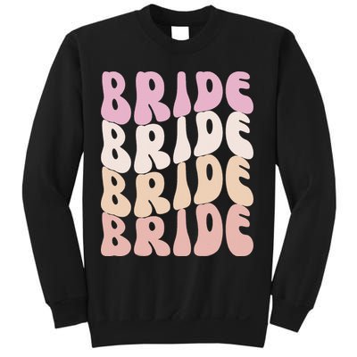 Bride I Do Crew Retro Bachelorette Party Bride Bridesmaids Sweatshirt