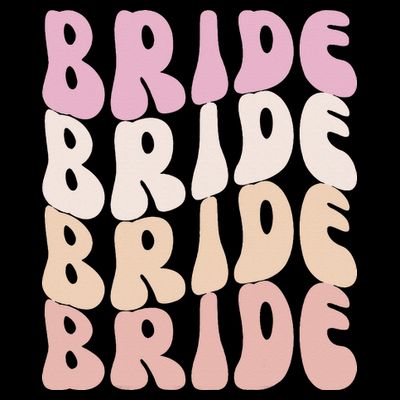 Bride I Do Crew Retro Bachelorette Party Bride Bridesmaids T-Shirt