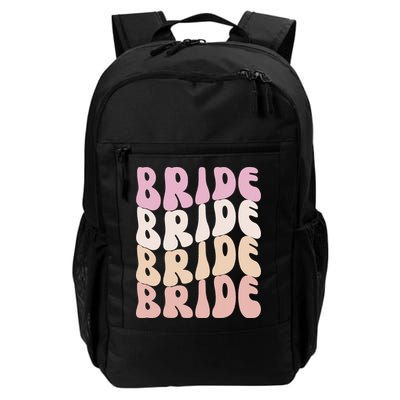Bride I Do Crew Retro Bachelorette Party Bride Bridesmaids Backpack