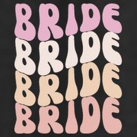 Bride I Do Crew Retro Bachelorette Party Bride Bridesmaids Adult Drive Performance Visor