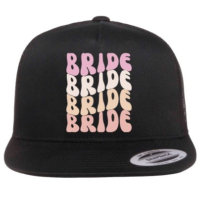 Bride I Do Crew Retro Bachelorette Party Bride Bridesmaids Flatbill Hat