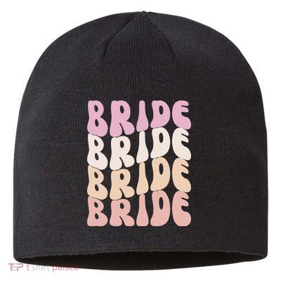 Bride I Do Crew Retro Bachelorette Party Bride Bridesmaids Sustainable Beanie