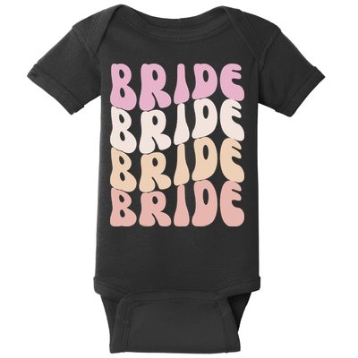 Bride I Do Crew Retro Bachelorette Party Bride Bridesmaids Baby Bodysuit