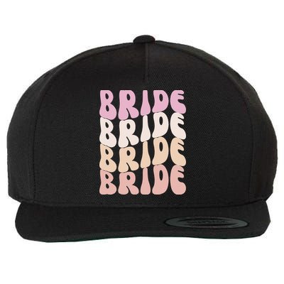 Bride I Do Crew Retro Bachelorette Party Bride Bridesmaids Wool Snapback Cap