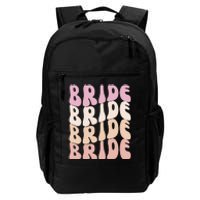 Bride I Do Crew Retro Bachelorette Party Bride Bridesmaids Daily Commute Backpack