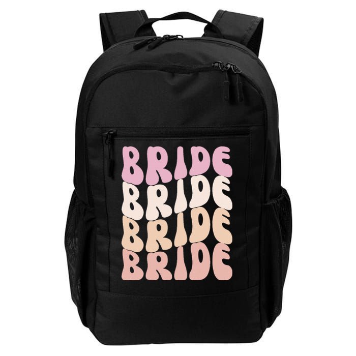 Bride I Do Crew Retro Bachelorette Party Bride Bridesmaids Daily Commute Backpack