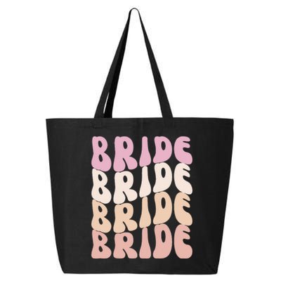 Bride I Do Crew Retro Bachelorette Party Bride Bridesmaids 25L Jumbo Tote