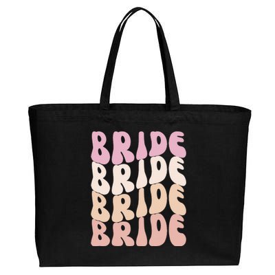 Bride I Do Crew Retro Bachelorette Party Bride Bridesmaids Cotton Canvas Jumbo Tote