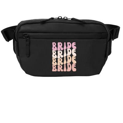 Bride I Do Crew Retro Bachelorette Party Bride Bridesmaids Crossbody Pack