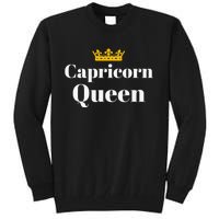 Born in December January Capricorn Queen Zodiac Sign Tall Sweatshirt