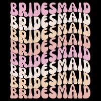 Bridesmaid I Do Crew Retro Bachelorette Party Bridesmaids Cooling Performance Crew T-Shirt