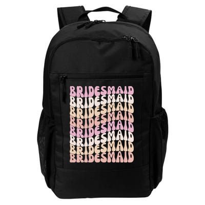 Bridesmaid I Do Crew Retro Bachelorette Party Bridesmaids Backpack