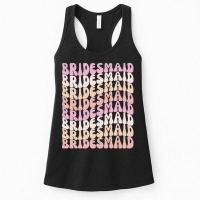 Bridesmaid I Do Crew Retro Bachelorette Party Bridesmaids Womens Tank Top